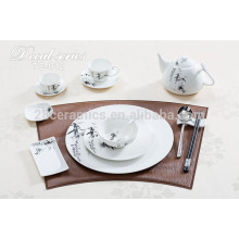 Conjunto de mesa de comedor de estilo ecológico nueva, vajilla china real